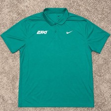 Nike Golf Polo 23XI Racing Turqoise (XL) Bubba Wallace picture