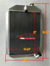 Aluminum Radiator FOR 1937 CHEVY HOT/STREET ROD 6 CYL L6 ENGINE MT picture