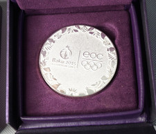 2015 Baku First European Olympic Games EOC Participation Medal w/Box picture