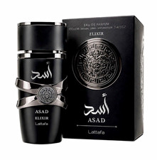 Lattafa Asad Elixir Eau de Parfum Spray 3.4 fl oz Regular Size with Box picture