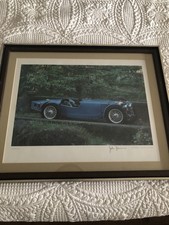 RARE 1931 Brookland Riley Nine Sport Car Road &Track Photograph Signed John Lamm picture