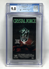 Crystal Force VHS CGC 9.0 A+ 1992 Sealed 1ST PRINT Not Rated RARE Cult Horror picture
