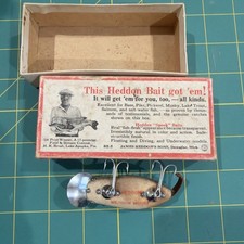 Used Vintage Heddon Meadow Mouse Fishing Lure F4200GM w/Box picture