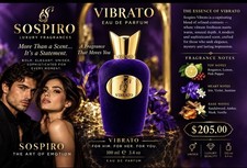 Sospiro Vibrato Eau de Parfum, 100ml - 3.4oz Brand New & Sealed picture