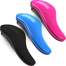 3Pcs Detangler Brush for Tangle-Free, No-Knot Glide Thru Hair - Kids & Women'S C picture