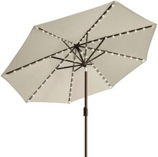 CLEARANCE DEAL EliteShade USA Solar 9ft Market Umbrella with 80 LED Lights picture