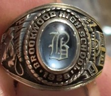 Vintage 1972 Jostens 10K Gold Brookwood High School Women’s Class Ring 8.99g picture