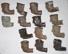 Lot of 14 Antique 19th-C Point Pleasant Ohio Clay Pipes - Fresh Estate picture