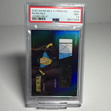 Invincible 2025 S1 Premium Edition #550 Jumbo Relic PSA 7.5 NM+ Card picture