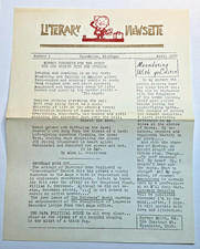 1941 Literary Newsette No 1 First Issue Burton Jay Smith NAPA Amateur Press picture