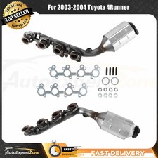 2x Exhaust Catalytic Converter for Toyota 4Runner Lexus GX470 2003-2004 V8 4.7L picture