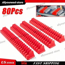 80Pcs Magnetic Modular Wrench Organizer Compact Tool Storage Slots hold Tools picture