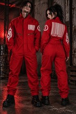 Slipknot Themed Jumpsuit, '99 Red Coveralls. Heavy duty, Unisex. picture
