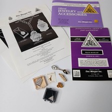 Job's Daughters Jewelry/ Accessories Lot W/ Doc Morgan 1987 Jewelry Catalogs picture