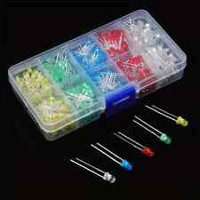 100Pc 3mm LED Diodes Kit, 3mm LED Diode Kit, White Green Red Blue Yellow picture
