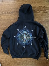 Vintage 2002 Tool Lateralus Nerve Ending Tour Hoodie Size Medium Alex Grey picture