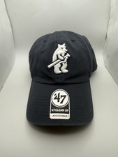 Chicago Cubs Hat Mens Strapback Blue 47 Brand Adjustable Baseball Cap MLB NEW picture