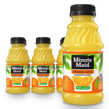 Minute Maid Orange Juice Bottles, 10 fl oz, 6 Pack picture