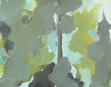 Contemporary Oil Abstract Landscape Original Painting Signed Collect Fine Art picture