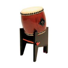 Japanese drum Wadaiko Taiko Suwa kougei 0.7 scale winding ear pedestal base set picture