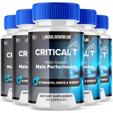 Critical T Male Pills Support Performance, Strength & Daily Energy (5 Pack) picture