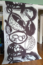 2.5+ yards of MARIMEKKO Kotona Linen Fabric by Pia Holm 2009 picture