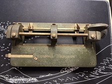Vintage Wilson-Jones Improved Hummer 308 Paper Punch HeavyDuty Chicago USA Works picture