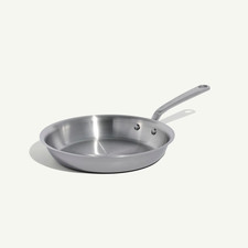 Made-In  10 inch Stainless Steel Frying Pan from Italy, 830 degrees F Heat Safe picture