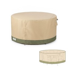Outdoor Patio Round Furniture Cover Table Chair Set Cover Waterproof 600D Oxford picture