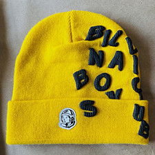 Billionaire Boys Club Yellow/Black Knit Stretch Beanie Hat One Size Astronaut picture