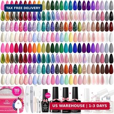 Beetles Gel Nail Polish Set, 119 PCS 100 Colors Gel Polish Kit with Base picture