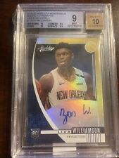 2019-20 Absolute Zion Williamson Gold Variation Rookie Auto #ZWL BGS 9/10 (936) picture