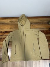 Patagonia Guide Hoody Men’s Tan Soft Shell Hooded Jacket Full Zip Outdoor picture