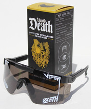 PIT VIPER x LIQUID DEATH Sunglasses The Death Dealer RARE Black/Smoke NEW picture