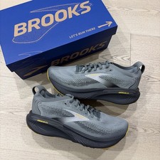 Brooks Running Shoes Men's Adrenaline GTS 25  WIDE Primer Grey/Ebony 8.5 MENS picture