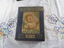 Antique 1879 Chatterbox Hardcover Book Collectible RARE Estes & Lauriat picture