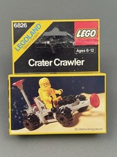 LEGO 1985 Legoland Space Crater Crawler (6826) NOS Factory Sealed Box Vintage picture