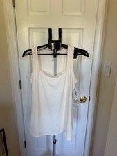 Torrid Ribbed Lace Trim Tank Top Size 1 picture