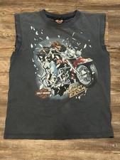 Vintage 1995 Harley Davidson “The Great Escape” Sleeveless Tee Size Medium picture