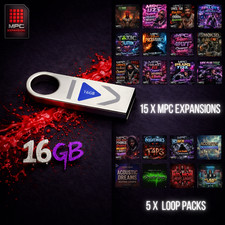 MPC USB Vault 15 Expansions + 5 Loop Packs + 16GB USB Drive DNA Labs Software picture