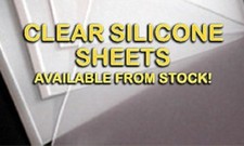 Clear Silicone Rubber Sheet 300mm X 300mm  X 3mm thick picture