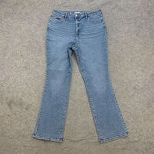 SONOMA Women's Light Wash Curvy Bootcut Jeans Size 16 Stretch Denim picture
