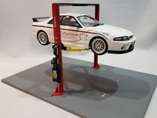 1/18 Original Snap-On Garage Series Twin Post Lift Die-Cast Metal Garage Diorama picture