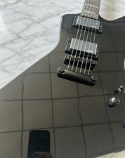 US warehouse Black James Hetfield Werewolf Electric Guitar 6 String Mahogan picture