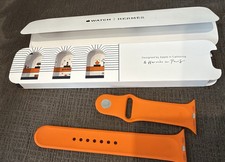 Genuine Apple Watch 11  Hermes Orange Sport Band 46 mm, Open Box Unworn picture