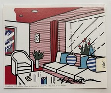 ROY LICHTENSTEIN SIGNED 1991 ART EXHIBITION ANNOUNCEMENT  picture