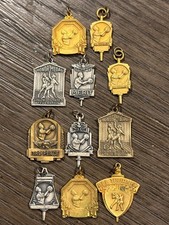 VINTAGE BALFOUR COMPANY SPORTS MEDAL/ AWARD PENDANT LOT picture