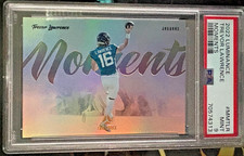 2022 Luminance MOMENTS TREVOR LAWRENCE PSA 9 Jaguars SP CASE HIT picture
