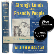 Supreme Court Justice Douglas Middle East Cold War Iran Signed 1st Ed HCDJ picture