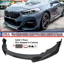 For 2020-2023 BMW F44 228i M235i M Sport Front Bumper Splitter Carbon Fiber Look picture